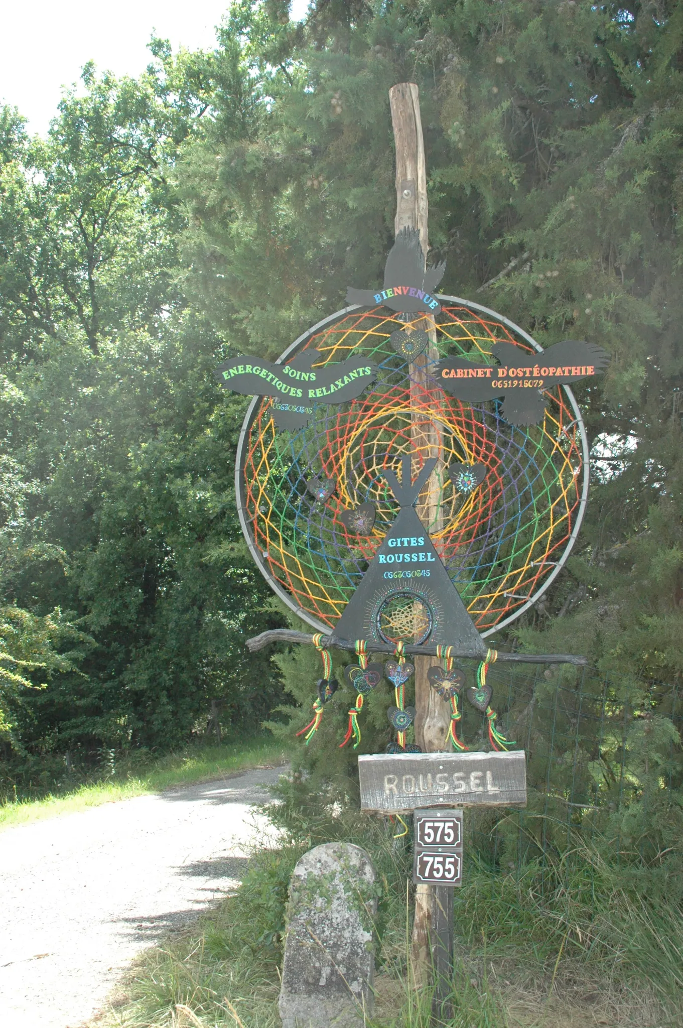 Entrée Camping Univers Roussel