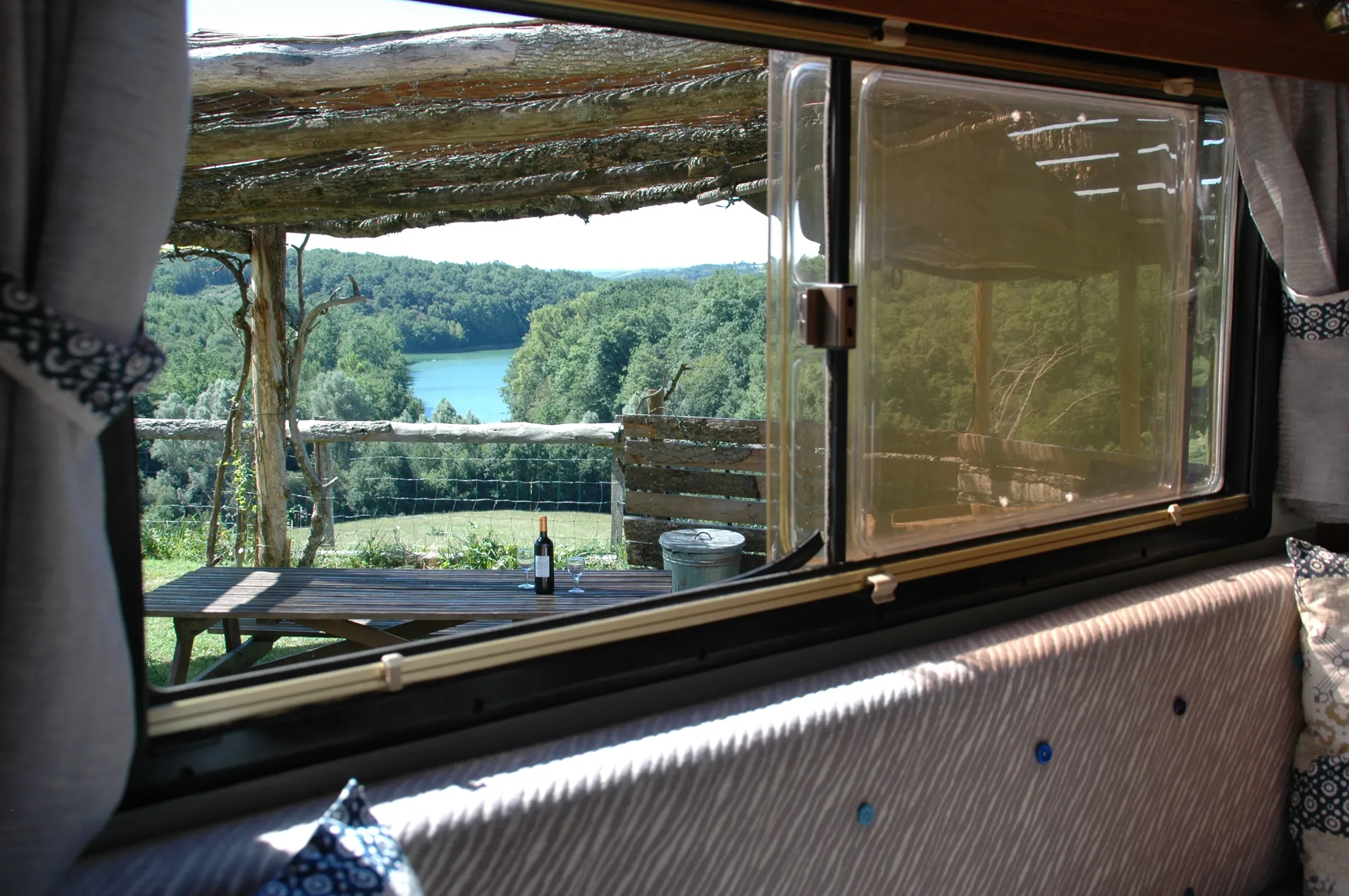 Vue du campervan