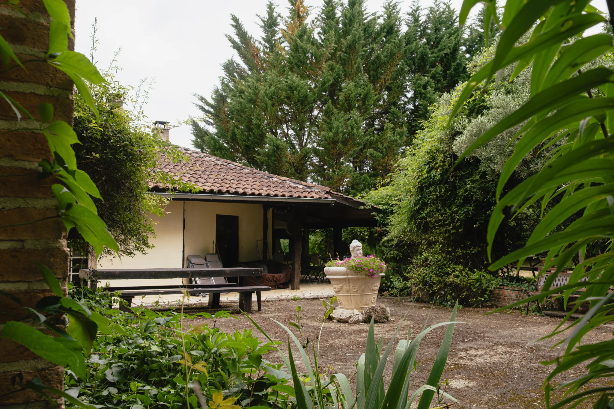 Jardin privé gîte 5