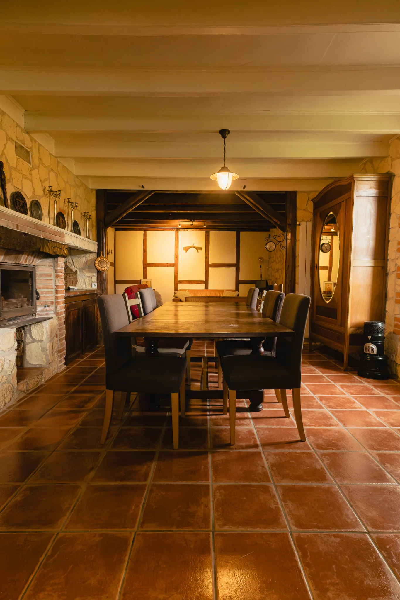Table à manger gîte 5