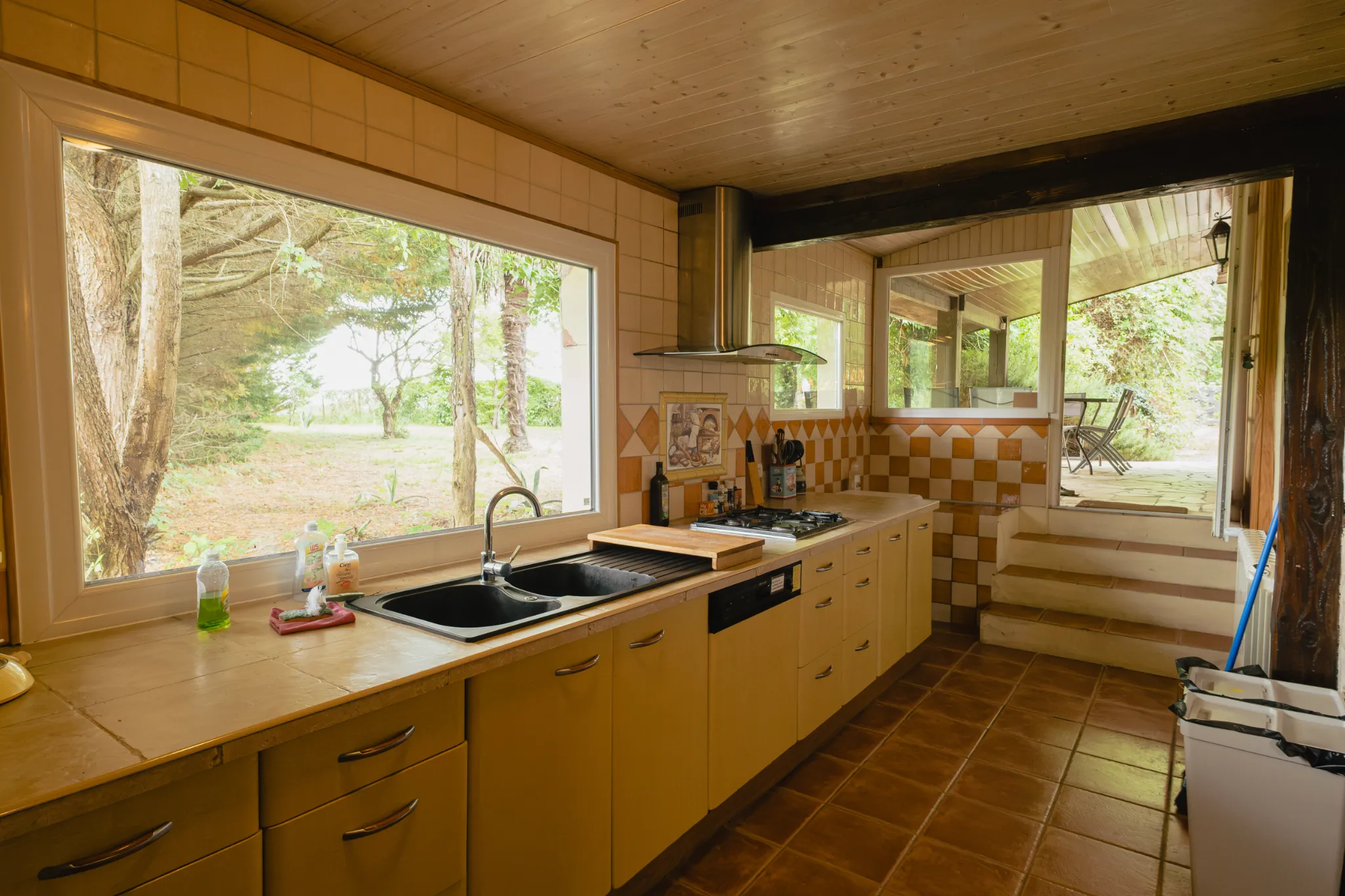 vue cuisine gîte 5