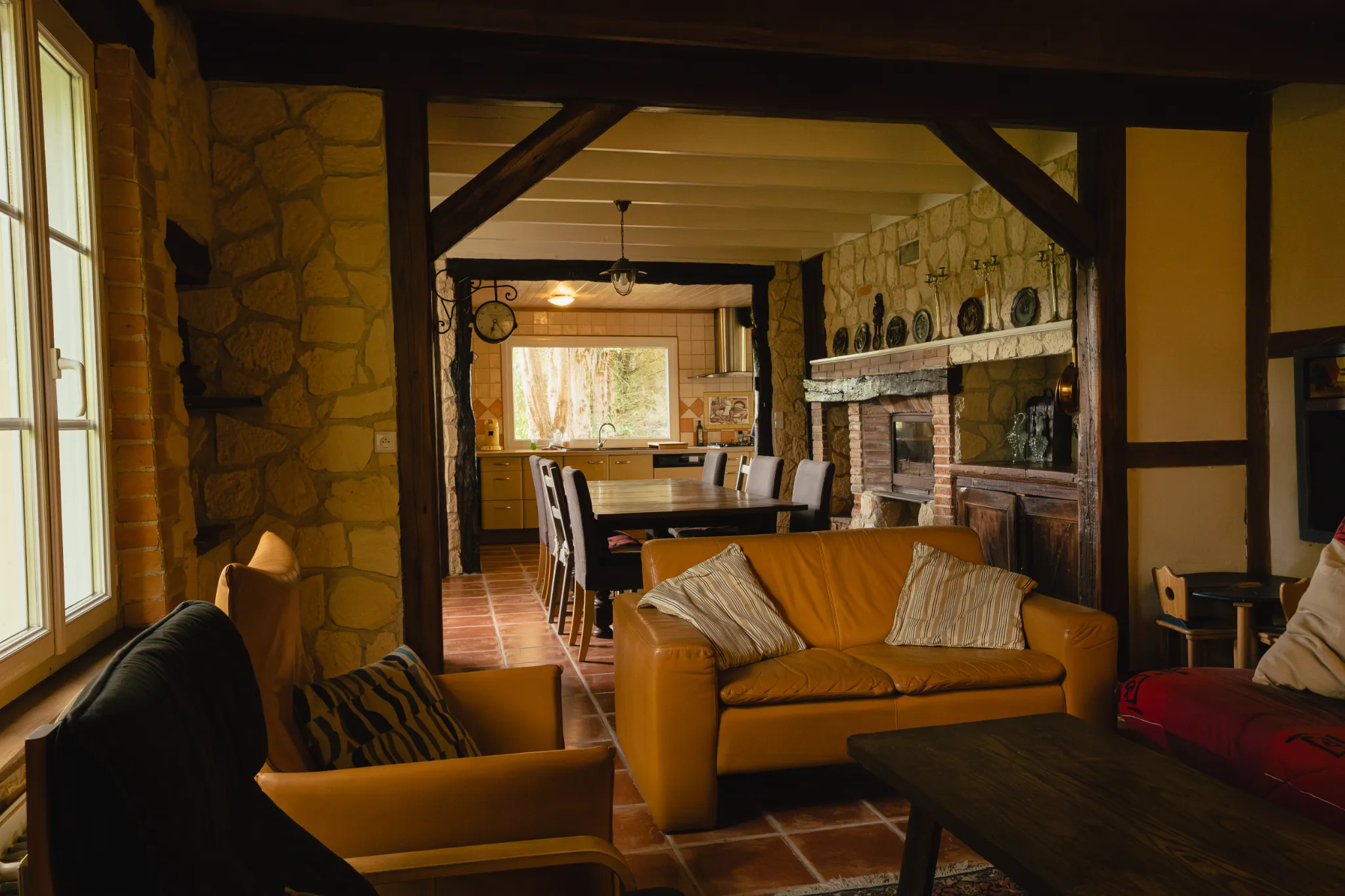 Salon + Table à manger gîte 5